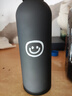 制然保溫杯ins韓版學(xué)生便攜杯子上課用新款女網(wǎng)紅簡約直飲杯304不銹鋼 黑圓圓笑臉保溫杯 500ml 曬單實拍圖