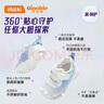 基諾浦（ginoble）學(xué)步鞋秋季8-18個(gè)月嬰兒春秋款寶寶鞋男女童機能鞋 GB2126 奶黃/海螺粉/白色 19.5 120mm 適合腳長(cháng)116-124mm 曬單實(shí)拍圖