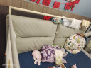 M-CASTLE婴儿床围栏宝宝床上防摔护栏儿童床边防掉床挡板防夹伤无缝防窒息 星灰 单面装 2.0米 实拍图