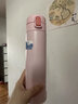 膳魔師（THERMOS）日本進(jìn)口吸管保溫杯男女學(xué)生大容量水杯子不銹鋼吸管杯周冬雨同款 珊瑚粉 450ml +杯刷杯套 曬單實(shí)拍圖
