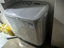 美的（Midea）半自動(dòng)雙桶洗衣機 8公斤洗+5.5脫水雙缸波輪 老人簡(jiǎn)易操作 品質(zhì)電機小巧不占地 租房宿舍必備 二級 MP8DS136 曬單實(shí)拍圖