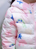 巴拉巴拉童裝兒童排骨羽絨服男童女童親子裝輕薄內膽年新款冬裝外套潮 花園粉-連帽-白鴨絨 清潔度1000+ 110 充絨量37g 曬單實(shí)拍圖