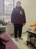 俞兆林（YUZHAOLIN）中老年人羽絨服媽媽冬裝奶奶加厚白鴨絨老年人衣服大碼60歲80外套 Z05紅色[優(yōu)質(zhì)白鴨絨填充] 5XL 建議145-160斤 曬單實(shí)拍圖