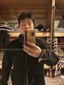 賽琪防風(fēng)連帽外套男夾克運動服戶外旅行露營登山百搭上衣 黑色 M 曬單實拍圖