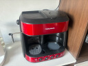 摩飞电器（Morphyrichards） 咖啡机家用全半自动小型20bar意式浓缩美式两用奶泡咖啡机MR4625 英伦红 实拍图