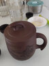 萬(wàn)壺園 紫砂杯泡茶杯過(guò)濾內膽茶水分離杯辦公杯功夫茶具杯非陶瓷宜興手工喝茶杯泡茶器帶杯碟四件套禮盒裝 紫泥山水圖 曬單實(shí)拍圖