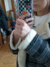 淺雖紅2025秋冬新款名媛小香風(fēng)短外套女加絨格子保暖設(shè)計(jì) 感毛呢大衣DMY 黑色 L 110-120斤 曬單實(shí)拍圖
