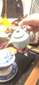 寧不凡（NINGBUFAN） 汝窯茶壺陶瓷手工單壺內(nèi)開(kāi)片汝瓷泡茶器 天藍(lán)禮盒裝 敬德壺 曬單實(shí)拍圖