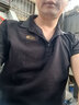 菲勒梵希高端男士修身翻領(lǐng)短袖夏季POLO衫男半袖潮牌刺繡休閑保羅體恤衫男 黑色 2XL 【建議155-170斤】 曬單實拍圖