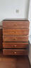 尋木之旅 實(shí)木斗柜 黑胡桃木五斗柜 臥室收納儲物柜五斗櫥 客廳簡(jiǎn)約五斗柜 70*45*110cm 曬單實(shí)拍圖