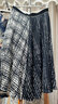 PORTS寶姿春夏新品半身裙百褶裙LM8S028MPT031 黑色印花 XS (2) 曬單實(shí)拍圖