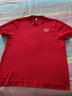 花花公子 半袖毛衣男士冬季新款圓領(lǐng)針織衫潮流個(gè)性青年內搭短袖t恤打底衫 2192紅色 2XL 180 曬單實(shí)拍圖