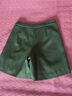COCOBELLA簡(jiǎn)約時(shí)尚百慕大短褲女氣質(zhì)通勤OL西裝短褲SO504 綠色 L 曬單實(shí)拍圖