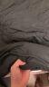 雅鹿·自由自在被套单件  亲肤被罩单人双人学生宿舍家纺床上用品2.0米床 被套200*230cm深灰 实拍图
