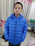 G.DUCKKIDS免洗兒童輕薄羽絨服男童女童大中小童寶寶冬季短款外套易打理 孔雀藍(lán) 90cm 曬單實(shí)拍圖