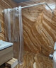 RIDDER 德国进口航空铝合金浴帘杆L型拐角浴室伸缩杆 直径25mm白色 实拍图