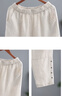 瀾之草中老年套裝女2024夏季新款韓版文藝休閑大碼刺繡棉質(zhì)減齡顯瘦 桔色上衣+白色褲子 套裝 2XL 【建議140-155斤】 曬單實(shí)拍圖