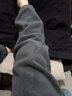 瑞質(zhì)（Acecred）中年爸爸冬裝褲子男中老年人厚款搖粒絨衛褲老人爺爺寬松保暖長(cháng)褲 魅力灰 M 曬單實(shí)拍圖