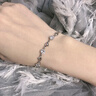 ALLOVE海洋之心純銀手鏈女手環(huán)時尚首飾教師節(jié)禮物送女老師老婆生日實用 曬單實拍圖
