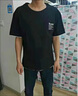 花花公子【兩件套】短袖t恤男士套裝衣服短褲子休閑褲五分褲夏季半袖男裝T 灰色 L 曬單實(shí)拍圖