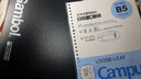 國(guó)譽(yù)日本KOKUYO渡邊gambol活頁(yè)本26孔加厚外殼可拆卸b5簡(jiǎn)約大學(xué)生學(xué)習(xí)a5螺旋線圈黑色辦公商務(wù)本 B5黑色活頁(yè)本+B5方格活頁(yè)紙50張 曬單實(shí)拍圖