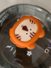 迪迪尼卡动物乐园宝宝辅食锅18cm规格didinika陶瓷不粘层婴儿煎锅奶锅餐具 橙狮煎锅+硅胶勺+盖子 实拍图