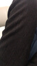 丹貝迪特 加絨牛仔褲女哈倫褲冬季新款高腰寬松直筒加厚羊羔絨老爹褲蘿卜褲 黑色加絨 28（110斤左右） 曬單實拍圖