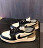 耐克NIKE 籃球鞋女子AJ低幫AIR JORDAN 1運動(dòng)鞋CZ0858-102白黑棕39 曬單實(shí)拍圖