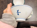 肆月芳皚 日式復古童趣餐具釉下彩手繪陶瓷米飯碗小湯碗斗笠碗 曬單實(shí)拍圖