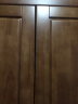 公熊衣柜 简约现代全实木衣柜衣橱中式卧室加顶加边柜大衣柜 胡桃色+边柜 4门 实拍图