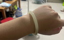 VIGG和田玉手鐲女小細岫玉冰種叮當青白瑪瑙玉鐲子少女年輕款翡翠玉髓 青白玉髓手鐲23g（京J倉直發(fā)） 曬單實(shí)拍圖