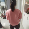 素沁仁衛衣女2025秋冬季女裝新款時(shí)尚百搭韓版套頭上衣外套潮 粉色加絨 M 建議90-100斤 曬單實(shí)拍圖