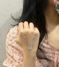 WEOI幻夢(mèng)心月銀項鏈女吊墜鞠婧祎同款鎖骨鏈時(shí)尚高級感生日禮物送女友 項鏈丨粉鋯 曬單實(shí)拍圖