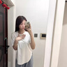 涵依婷天絲寬松短袖t恤不規則上衣女冰絲半袖側開(kāi)叉下擺中長(cháng)款圓領(lǐng)體恤 白色 M 曬單實(shí)拍圖