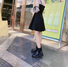 達芙妮（DAPHNE）厚底切爾西靴子女2025秋冬季新款加絨保暖英倫風女煙筒靴子女靴子 黑色 37 曬單實拍圖