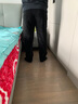 吉普（JEEP）雪尼爾休閑褲男秋冬季加厚運動燈芯絨條絨男褲加絨保暖長褲子男 深灰：厚款不加絨 XL 【建議142-152斤】 曬單實拍圖