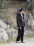 探路者（TOREAD）鵝絨羽絨服面包服戶外防風(fēng)防潑水短款棉服保暖連帽外套男女劉昊然 黑色 2XL 曬單實(shí)拍圖