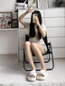 ECAC三麗鷗可愛(ài)Kitty貓拖鞋女2025新款家居室內(nèi)防滑防臭踩屎感涼拖鞋 白色Kitty貓【正版授權(quán)】 38-39 曬單實(shí)拍圖