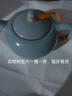 盛天下 汝窯茶壺陶瓷功夫泡茶壺汝瓷開(kāi)片茶具小號中式家用過(guò)濾單壺 如意西施壺 曬單實(shí)拍圖