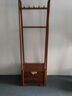 木中央紅木家具 非洲花梨（學(xué)名:刺猬紫檀）新中式衣帽架 實(shí)木落地掛衣桿床頭柜 0.58m*0.37m*1.87m 曬單實(shí)拍圖