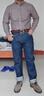 Levi's【商場(chǎng)同款】李維斯匠心丹寧日本制男士501直筒牛仔褲 深牛仔色 29 32 曬單實(shí)拍圖