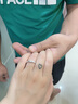 沫蘭（MOLADY）[免費刻字]S999足銀情侶戒指男女士一對戒表白生日紀念日禮物 【真愛至上】藍桉樹與鳥情侶戒指 曬單實拍圖