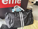 赫珮手提旅行包男士干濕分離短途出差旅游行李袋大容量運動(dòng)休閑健身包 休閑旅行包【黑色帶鞋位】大號 曬單實(shí)拍圖