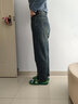 MELROSEMOOD高腰窄版直筒牛仔褲女寬松闊腿2025高個(gè)子女裝新款顯瘦直筒拖地褲 復(fù)古藍(lán)（九分褲） XL 曬單實(shí)拍圖