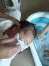 十月结晶婴儿洗澡盆家用大号新生儿童用品沐浴桶折叠宝宝浴盆苕荣橙 实拍图