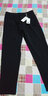 PHJ休閑褲女春夏新款時(shí)尚百搭女褲高腰顯瘦小腳哈倫褲通勤煙管西裝褲 黑色-加絨加厚 2XL（140-155斤） 曬單實(shí)拍圖
