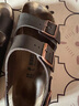 BIRKENSTOCK勃肯德國(guó)進(jìn)口男女款牛皮革舒適軟木Milano系踝涼鞋 女款棕色0034103 39 曬單實(shí)拍圖