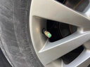 南枳汽車壓輪胎氣門嘴帽胎壓監(jiān)測氣門嘴帽氣壓檢測警示預警冒氣嘴帽 金色全銅四支裝+扳手 曬單實拍圖