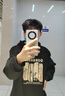 回力黑色潮牌連帽衛衣男外套春秋2025上衣服長(cháng)袖復古美式套頭男士帽衫 黑色(金色埃及) 2XL (體重160-180斤) 曬單實(shí)拍圖