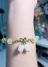 BJYL鈴蘭花手鏈女士轉運珠鈴鐺手串珠閨蜜手鏈高級感實(shí)用禮物送女朋友 曬單實(shí)拍圖
